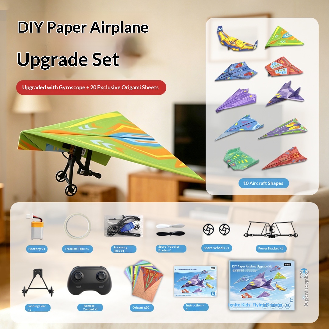 Outdoor Power Kit - Diy Paper Plane Power Kit Foldable