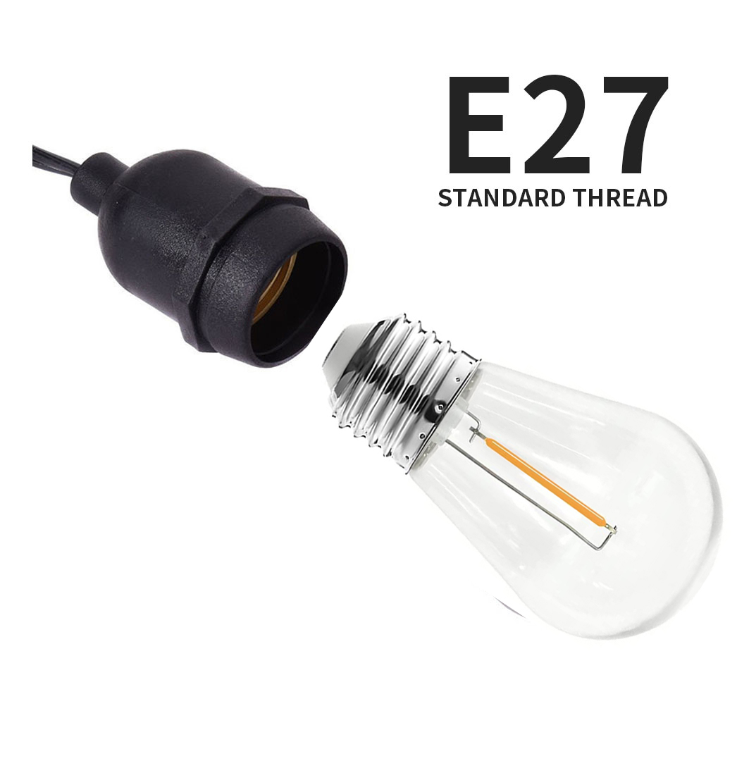 2026 New S14 E27 Filament LED  - đánh giá và giá Outdoor Power Lead Cover
