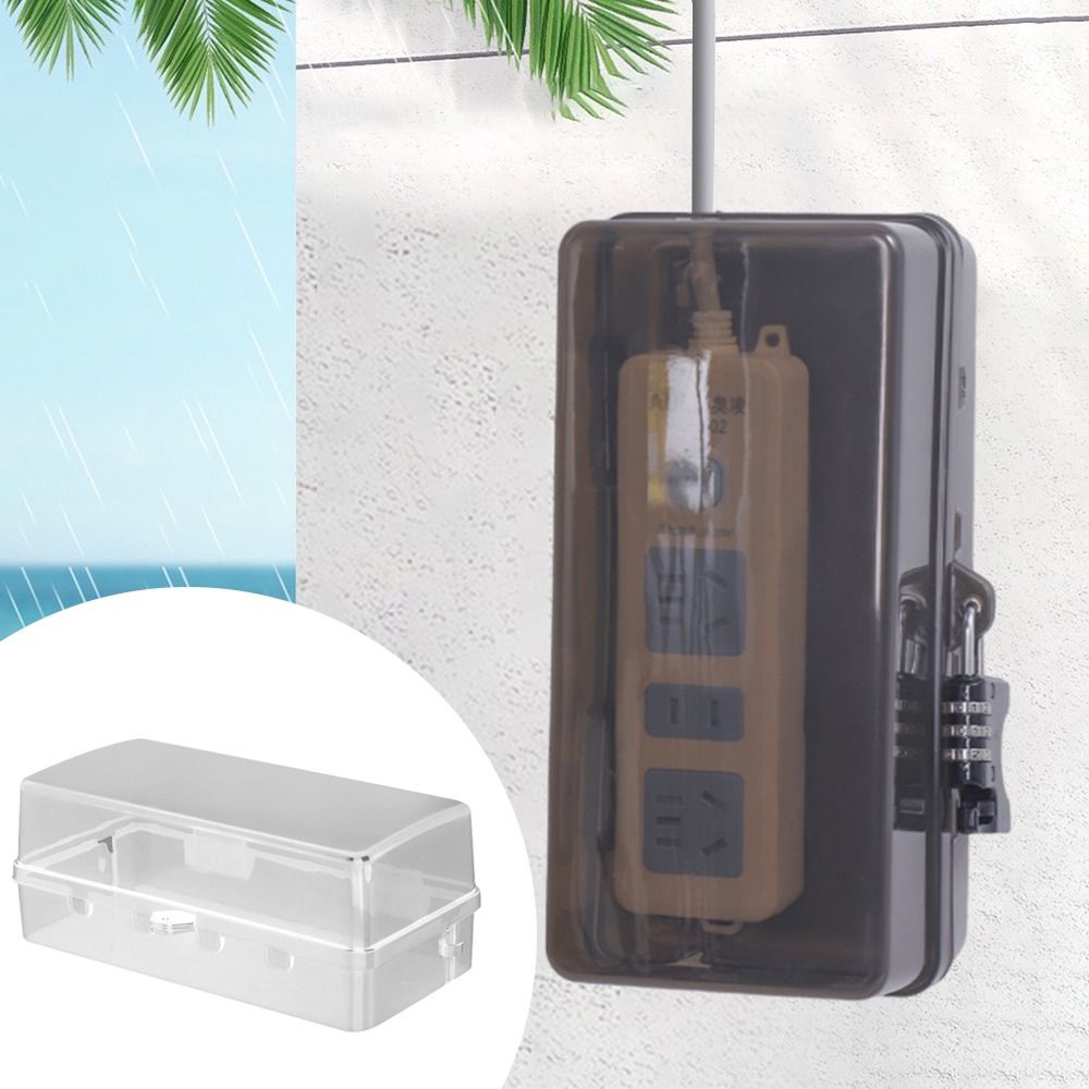 Portable Plastic Plug Box Wate - đánh giá và giá Outdoor Power Lead Cover