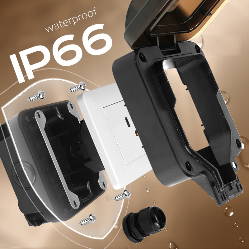 Avoir IP66 Wall Waterproof Soc - đánh giá và giá Outdoor Power Wash