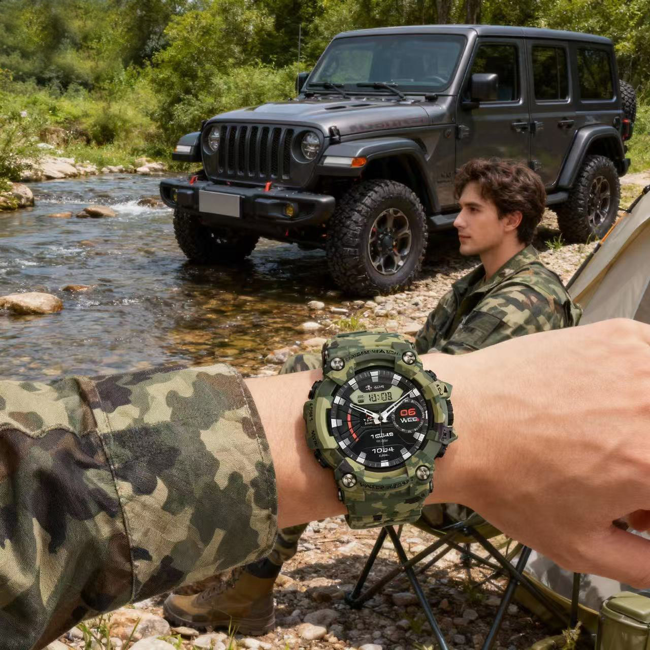 Men's Outdoor Sports Smartwatc - đánh giá và giá Outdoor Power Meter