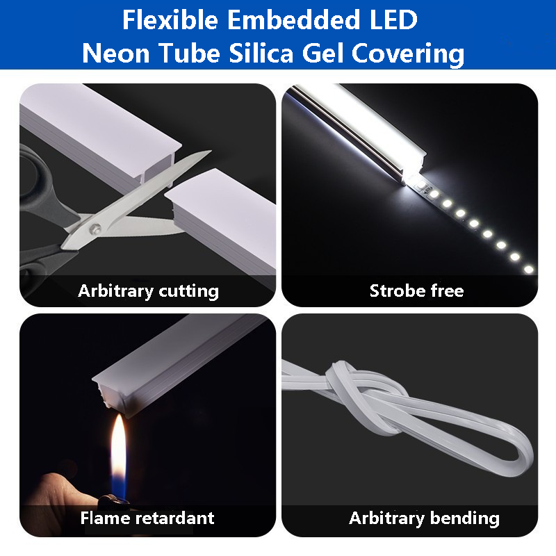 Flexible Embedded LED Neon Tub - đánh giá và giá Outdoor Power Lead Cover