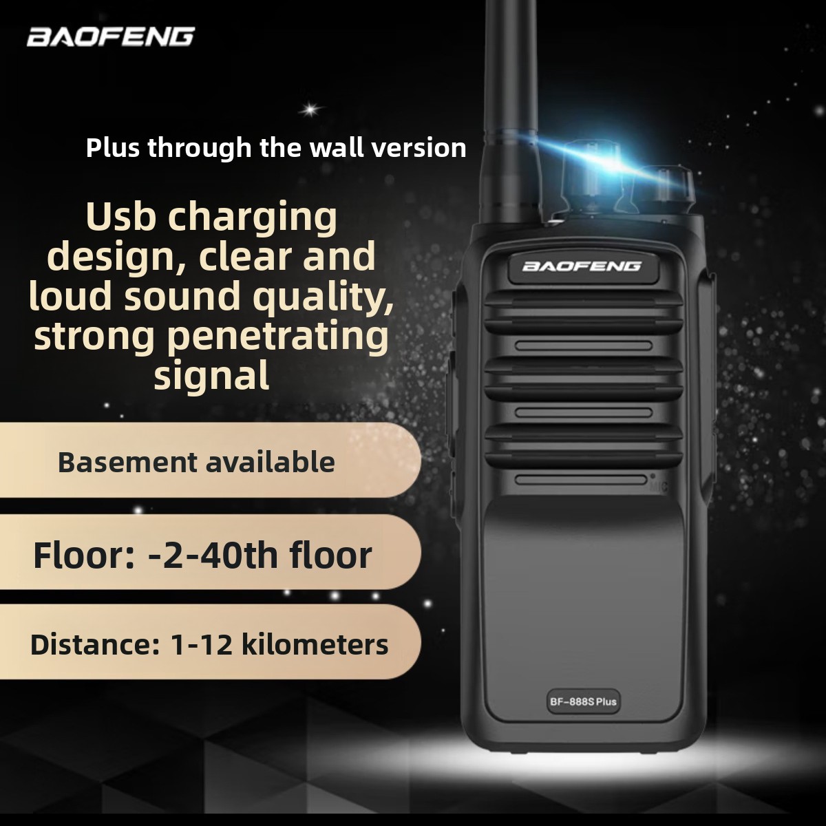 Baofeng BF-888S Plus Wall-pene - đánh giá và giá Outdoor Power Plus