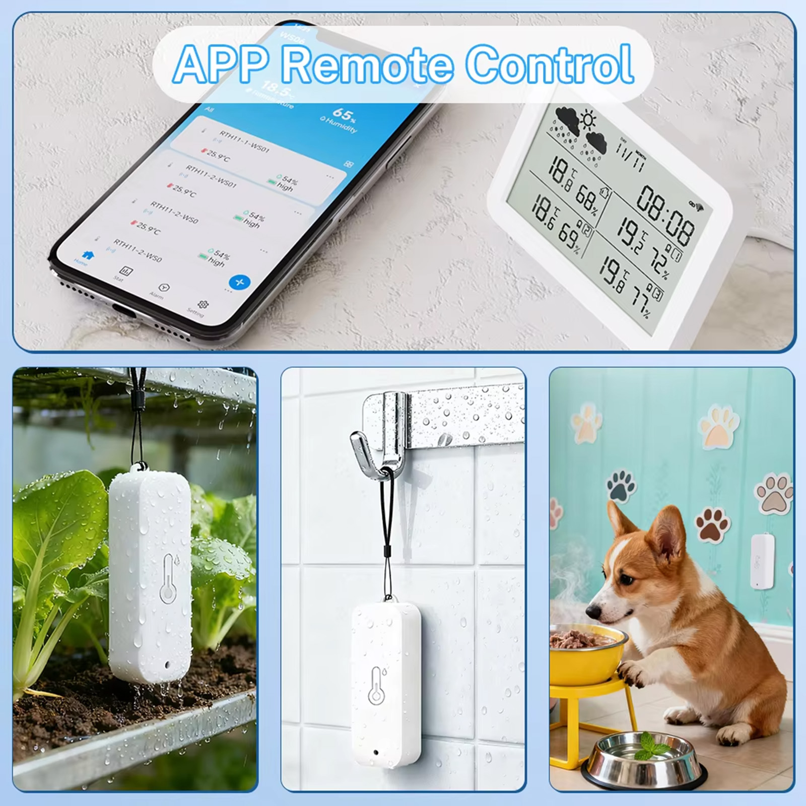 Tuya WiFi+RF433 Weather Statio - đánh giá và giá Outdoor Power Meter