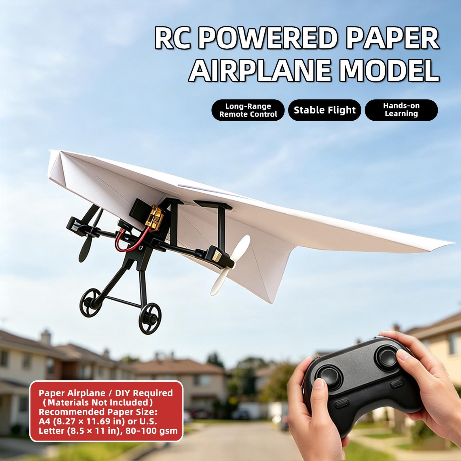Remote Control Paper Airplane  - đánh giá và giá Outdoor Power Kit
