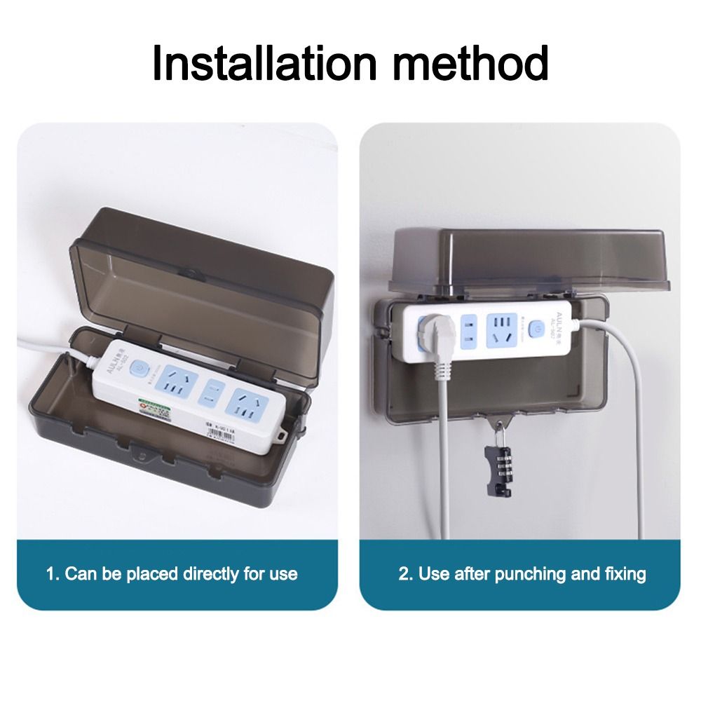 Durable Plastic Plug Box Water - đánh giá và giá Outdoor Power Lead Cover